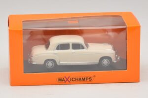 Mercedes 220 S W180 Alb Maxichamps 1:43 940033000 Metal - imaginea 5 din 5