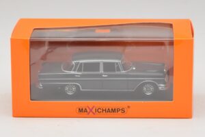 Mercedes 300 SE W112 Lang Gri Închis Maxichamps 1:43 940035201 Metal - imaginea 5 din 5
