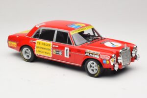 Mercedes 300 SEL 6.8 #1 H. Heyer / Betzler 24 Hours of Nurburgring 1972 Minichamps 1:18 155723401 Metal - imaginea 4 din 6