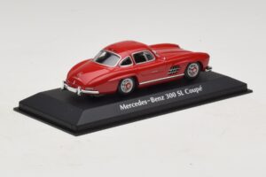 Mercedes 300 SL W198 Roșu Maxichamps 1:43 940039001 Metal - imaginea 2 din 5