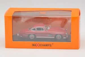 Mercedes 300 SL W198 Roșu Maxichamps 1:43 940039001 Metal - imaginea 5 din 5