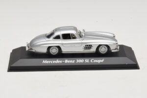 Mercedes 300 SL W198 Argintiu Maxichamps 1:43 940039000 Metal