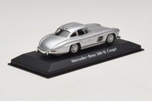 Mercedes 300 SL W198 Argintiu Maxichamps 1:43 940039000 Metal - imaginea 2 din 5