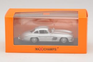 Mercedes 300 SL W198 Argintiu Maxichamps 1:43 940039000 Metal - imaginea 5 din 5
