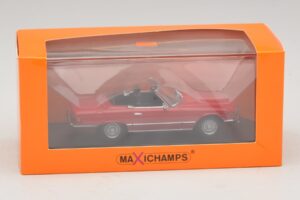 Mercedes 350 SL R107 Roșu Maxichamps 1:43 940033432 Metal - imaginea 5 din 5
