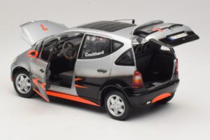 Mercedes A-Class W168 D. Coulthard Argintiu Maisto 1:18 35841 Metal - imaginea 5 din 8