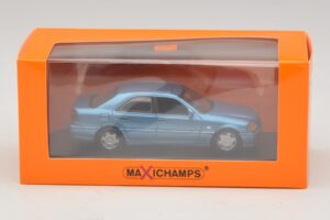 Mercedes C-Class W202 Albastru Metalizat Maxichamps 1:43 940037060 Metal - imaginea 5 din 5