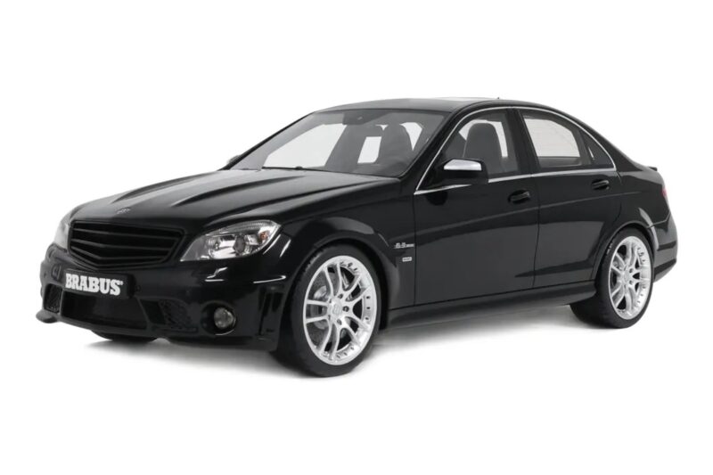 Mercedes C63 AMG W204 Brabus B63S Obsidian Black GT Spirit 1:18 GT582 Rășină