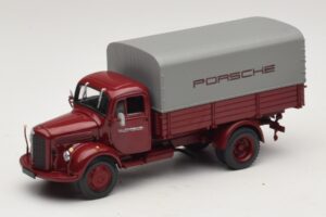 Mercedes L3500 Platformă Porsche Minichamps 1:43 439350027 Metal