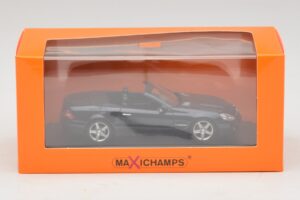 Mercedes SL R230 Albastru Metalizat Maxichamps 1:43 940037531 Metal - imaginea 5 din 5
