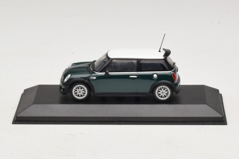 Mini Cooper One R50 Aero Green Cu Acoperiș Alb Minichamps 1:43 MINI011 Metal
