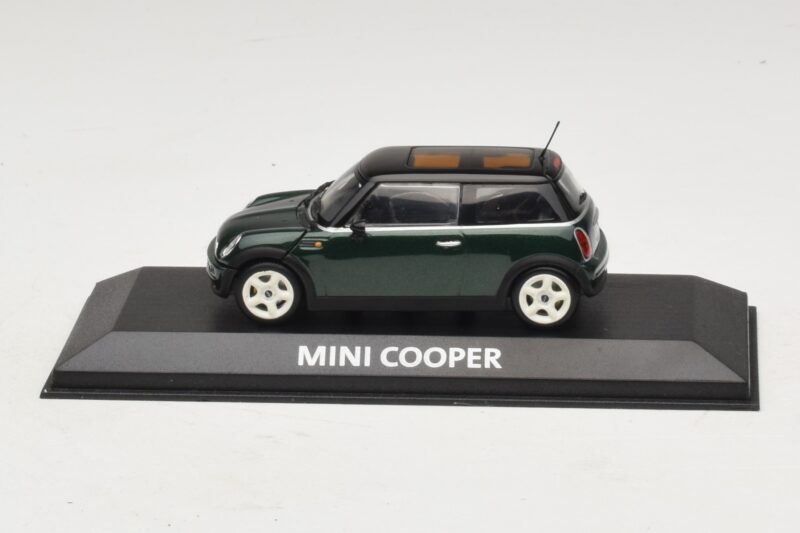 Mini Cooper S R53 Verde Închis Cu Acoperiș Negru Minichamps 1:43 MINI023 Metal