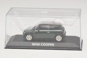 Mini Cooper S R53 Verde Închis Cu Acoperiș Negru Minichamps 1:43 MINI023 Metal - imaginea 4 din 5