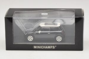 Mini Cooper S R53 Verde Închis Cu Acoperiș Panoramic Minichamps 1:43 MINI015 Metal - imaginea 4 din 4