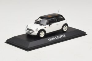 Mini Cooper S R53 Alb Cu Acoperiș Negru Minichamps 1:43 MINI027 Metal - imaginea 2 din 4