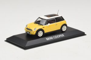 Mini Cooper S R53 Galben Cu Acoperiș Panoramic Galben Minichamps 1:43 MINI029 Metal - imaginea 2 din 4