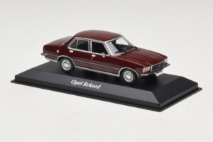 Opel Rekord D Roșu Închis Maxichamps 1:43 940044000 Metal - imaginea 3 din 5
