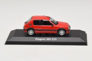 Peugeot 205 GTi Roșu Maxichamps 1:43 940112300 Metal