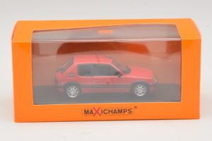 Peugeot 205 GTi Roșu Maxichamps 1:43 940112300 Metal - imaginea 5 din 5