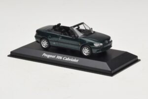 Peugeot 306 Cabriolet Verde Metalizat Maxichamps 1:43 940112833 Metal - imaginea 3 din 5