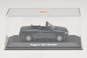Peugeot 306 Cabriolet Verde Metalizat Maxichamps 1:43 940112833 Metal - imaginea 4 din 5