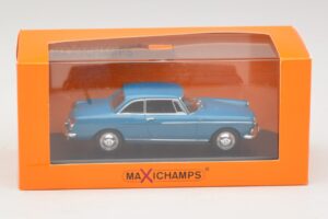 Peugeot 404 Coupé Albastru Maxichamps 1:43 940112921 Metal - imaginea 5 din 5