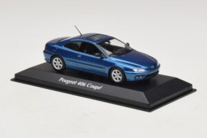 Peugeot 406 Coupe Albastru Metalizat Maxichamps 1:43 940112620 Metal - imaginea 3 din 5