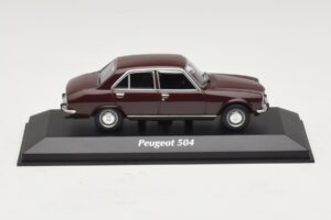 Peugeot 504 Roșu Închis Maxichamps 1:43 940112500 Metal