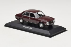 Peugeot 504 Roșu Închis Maxichamps 1:43 940112500 Metal - imaginea 3 din 5