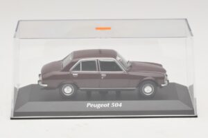 Peugeot 504 Roșu Închis Maxichamps 1:43 940112500 Metal - imaginea 4 din 5