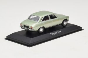 Peugeot 504 Verde Deschis Metalizat Maxichamps 1:43 940112501 Metal - imaginea 2 din 5