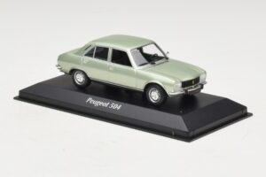 Peugeot 504 Verde Deschis Metalizat Maxichamps 1:43 940112501 Metal - imaginea 3 din 5