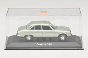 Peugeot 504 Verde Deschis Metalizat Maxichamps 1:43 940112501 Metal - imaginea 4 din 5