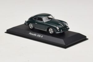 Porsche 356A Verde Închis Maxichamps 1:43 940064220 Metal - imaginea 3 din 5