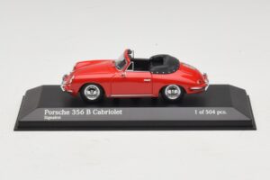 Porsche 356 B Cabriolet Roșu Minichamps 1:43 400064331 Metal