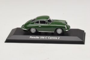 Porsche 356C Carrera 2 Verde Închis Maxichamps 1:43 940062360 Metal