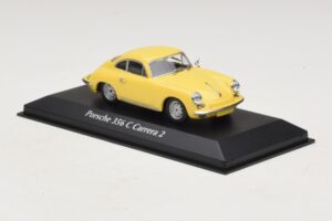 Porsche 356C Carrera 2 Galben Maxichamps 1:43 940062361 Metal - imaginea 3 din 5