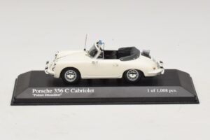 Porsche 356C Cabriolet Polizei Dusseldorf Minichamps 1:43 430062391 Metal