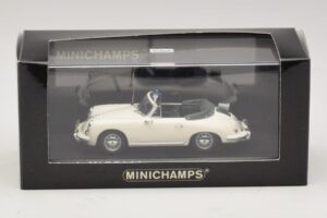 Porsche 356C Cabriolet Polizei Dusseldorf Minichamps 1:43 430062391 Metal - imaginea 5 din 5