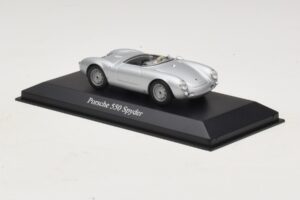Porsche 550 Spyder Argintiu Maxichamps 1:43 940066030 Metal - imaginea 3 din 5