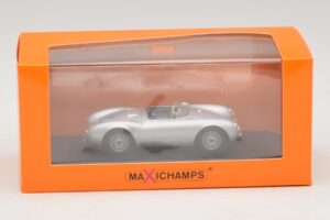 Porsche 550 Spyder Argintiu Maxichamps 1:43 940066030 Metal - imaginea 5 din 5