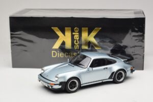 Porsche 911 930 Turbo 3.3 Argintiu KK-Scale 1:18 KKDC181444 Metal - imaginea 6 din 6