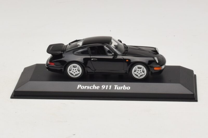 Porsche 911 964 Turbo Negru Maxichamps 1:43 940069101 Metal
