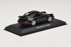 Porsche 911 964 Turbo Negru Maxichamps 1:43 940069101 Metal - imaginea 2 din 5