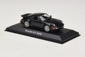 Porsche 911 964 Turbo Negru Maxichamps 1:43 940069101 Metal - imaginea 3 din 5