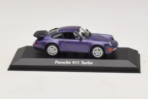 Porsche 911 964 Turbo Violet Metalizat Maxichamps 1:43 940069100 Metal