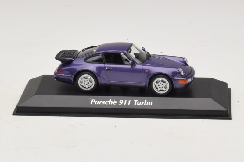 Porsche 911 964 Turbo Violet Metalizat Maxichamps 1:43 940069100 Metal