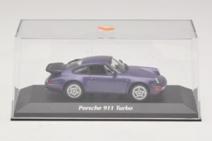 Porsche 911 964 Turbo Violet Metalizat Maxichamps 1:43 940069100 Metal - imaginea 4 din 5