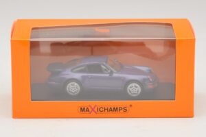 Porsche 911 964 Turbo Violet Metalizat Maxichamps 1:43 940069100 Metal - imaginea 5 din 5