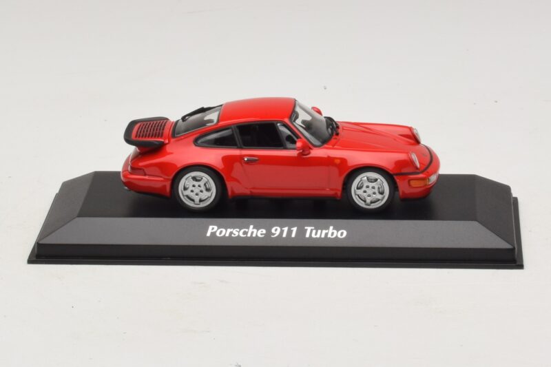 Porsche 911 964 Turbo Roșu Maxichamps 1:43 940069102 Metal